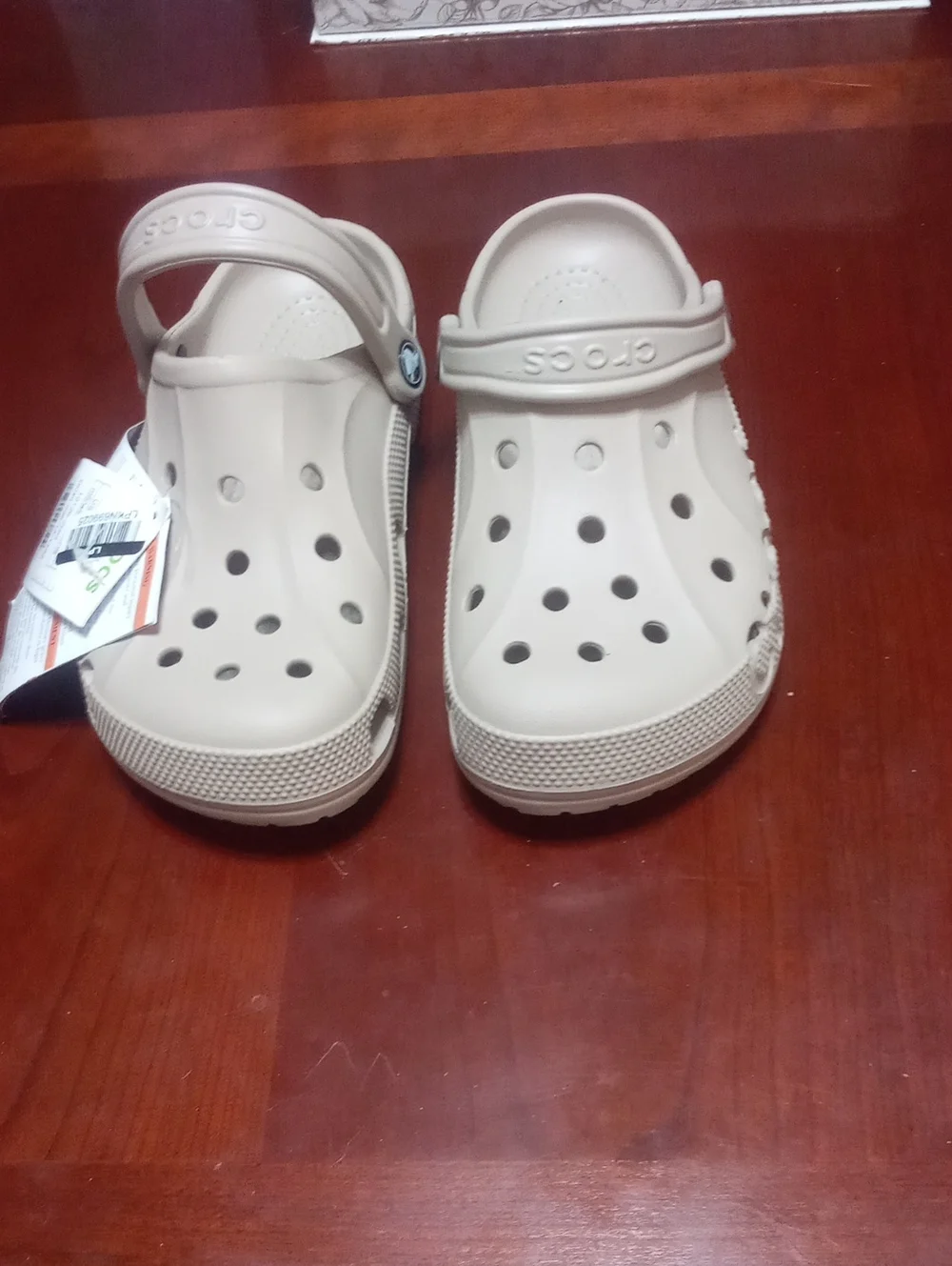Crocs Unisex Classic Clog  Women 6 Mens 8 Beige NWT $49.99